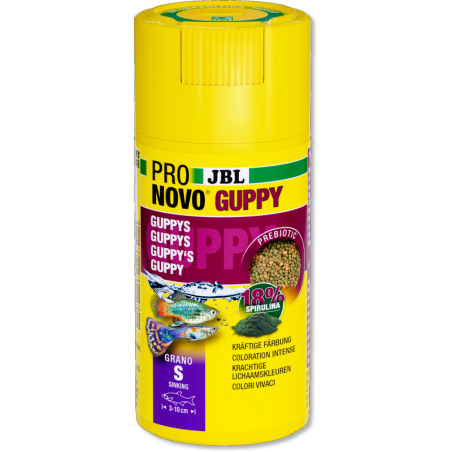 JBL PRONOVO GUPPY GRANO S - 100ml CLICK