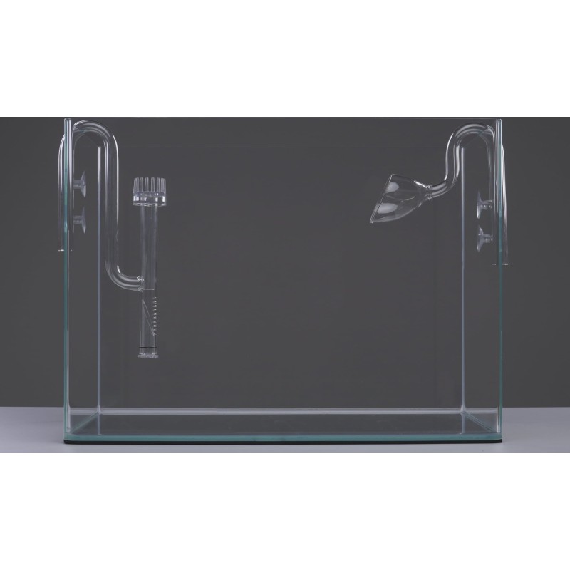 Papillon Glas Ein-/Auslass mit Skimmer - 12/16 mm