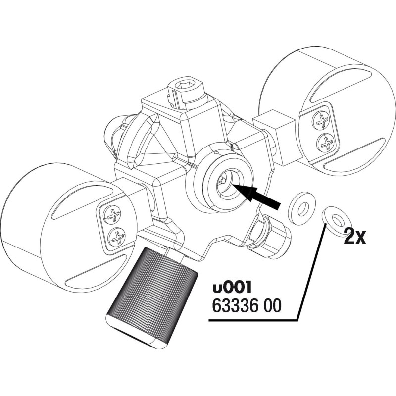 JBL ProFlora Flachdichtung "u" - Flachdichtung "u"