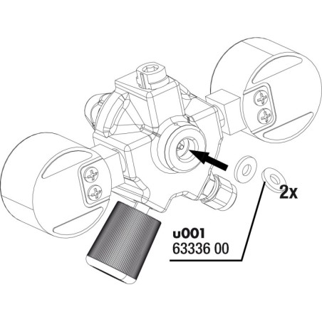 JBL ProFlora Flachdichtung "u" - Flachdichtung "u"