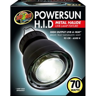 Zoo Med Powersun H.I.D UVB Lamp Fixture 70W - 1 Stk