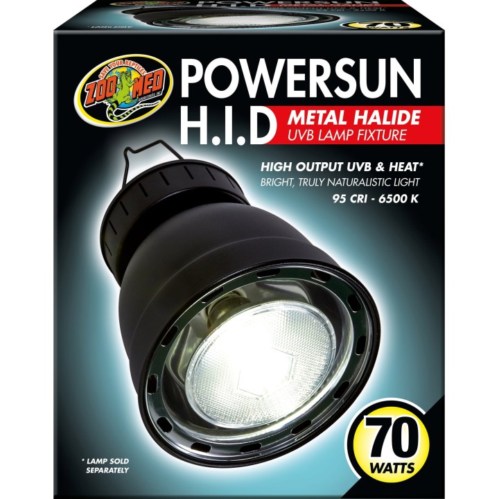 Zoo Med Powersun H.I.D UVB Lamp Fixture 70W - 1 Stk