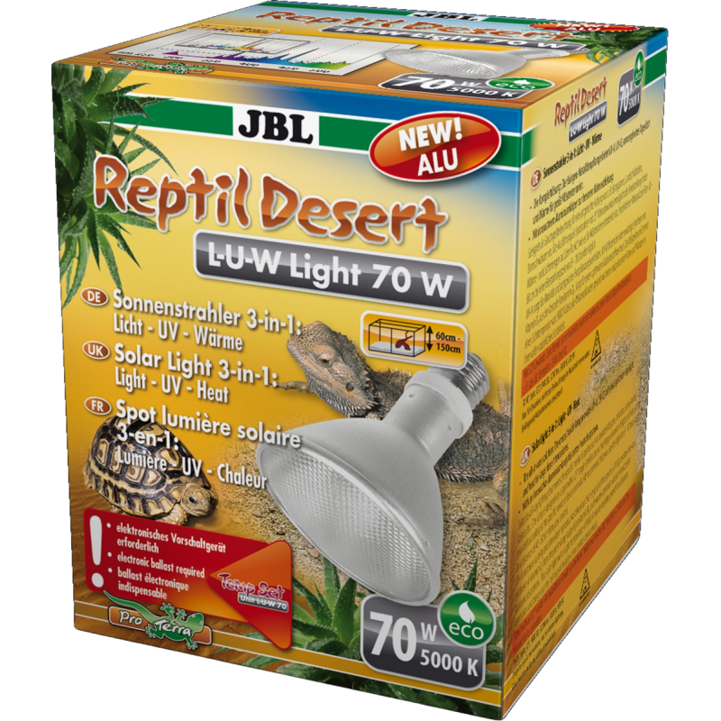 JBL ReptilDesert L-U-W Light alu 70W + - 1 Stk