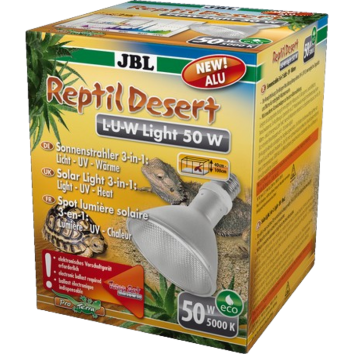 JBL ReptilDesert L-U-W Light alu 50W + - 1 Stk