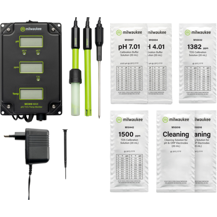 Milwaukee MC810 Ph/TDS/Temp. Messgerät - 1 Stk