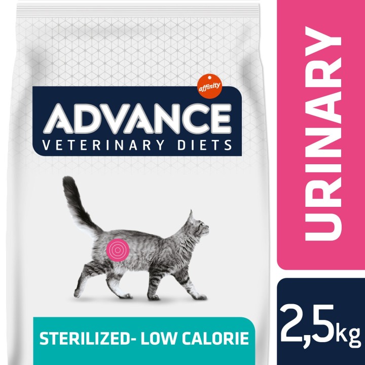Affinity Advance Vet. Diets Urinary Sterilized Low Calorie Katze - 2,5 kg