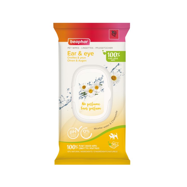 Beaphar Haustiertücher Augen & Ohren - 30 Stück