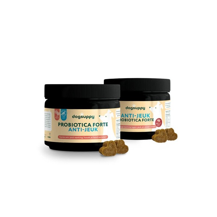 DogSuppy Probiotika Forte Anti-Juckreiz (ohne Rind) - 60 Stück
