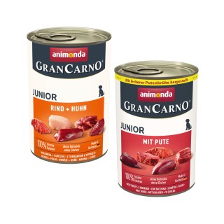 Animonda GranCarno Original Junior Hundefutter - Dosen - Pute - 6 x 400 g