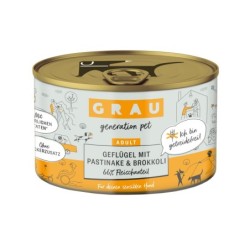 Grau Schlemmertopf - Rind, Geflügel mit viererlei Gemüse - 6 x 200 g