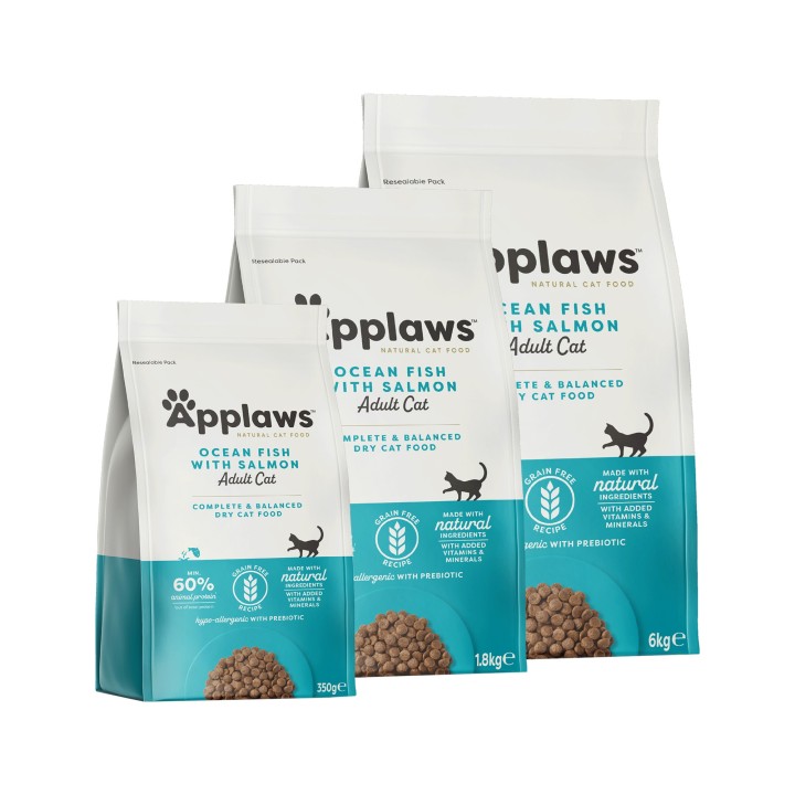 Applaws Adult Katzenfutter - Meeresfisch & Lachs - 350 g