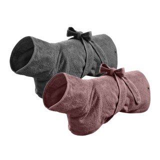 Hunter Hund Bademantel Riga - Altrosa - 40