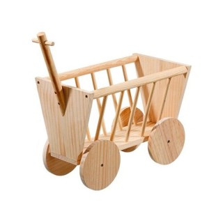 Karlie Heuraufe in Form eines Handwagens