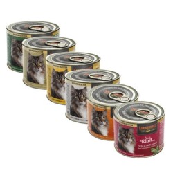 Leonardo Superior Nassfutter - Pute mit Forelle & Preiselbeeren - 6 x 200 g