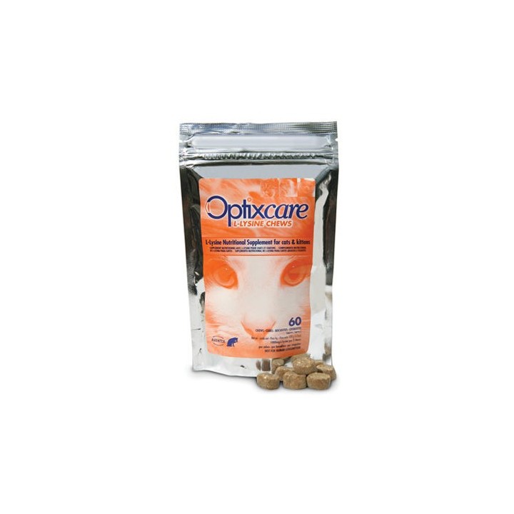 Optixcare L-Lysine - 60 Kautabletten