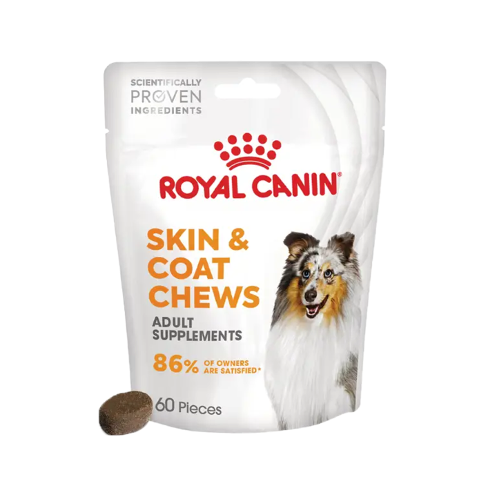 Royal Canin Skin & Coat Supplements Chews Hund - 240 gram