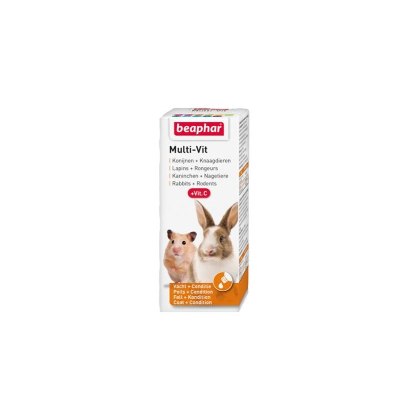 Beaphar Multi-Vit für Kaninchen und Nagetiere - 50 ml