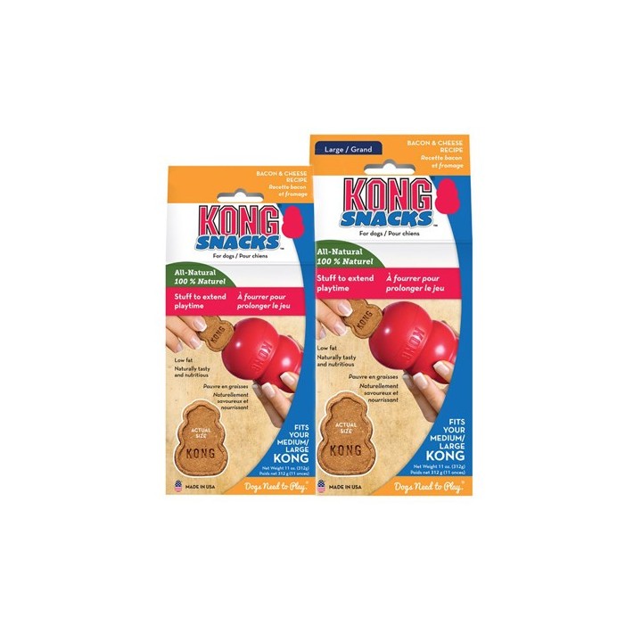 KONG Snacks - Bacon & Cheese - S
