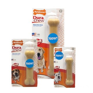 Nylabone Dura Chew Peanut Butter Hundeknochen - Regular (Bis 11 Kg)