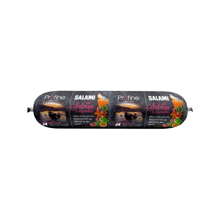 Profine Dog Salami - Lachs & Gemüse - 4 x 800 g