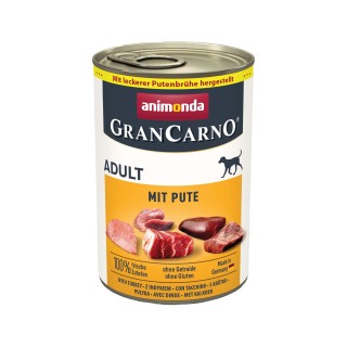 Animonda GranCarno Original Adult Hundefutter - Dosen - Rind & Wild - 6 x 400 g