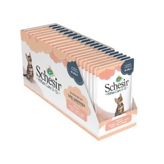 Schesir Nassfutter Kitten - Huhn - 20 x 85 g