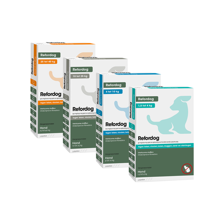 Refordog Spot-On - 1,5 bis 4 kg - 3 Pipetten
