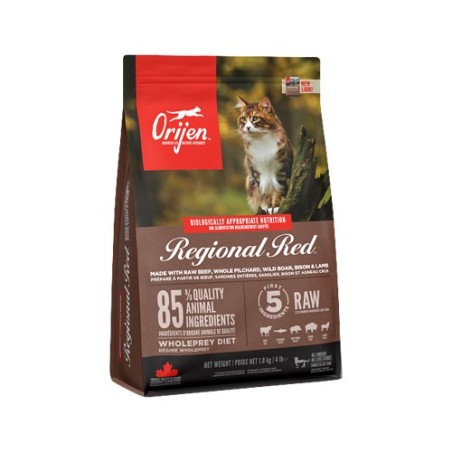Orijen Regional Red Whole Prey Katzenfutter - 1,8 kg
