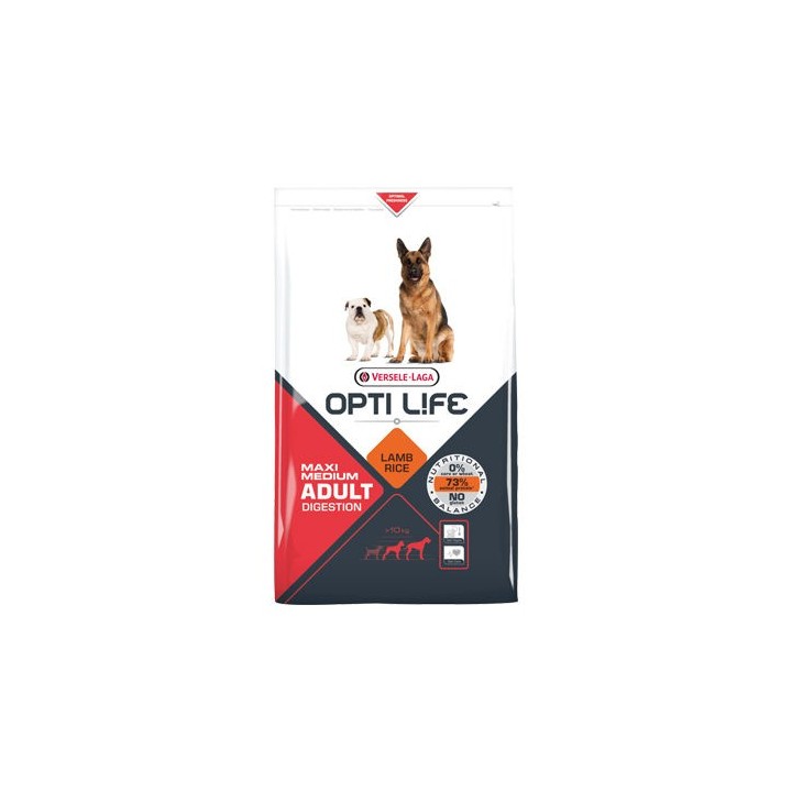 Versele-Laga Opti Life Adult Digestion Hundefutter - 12,5 kg