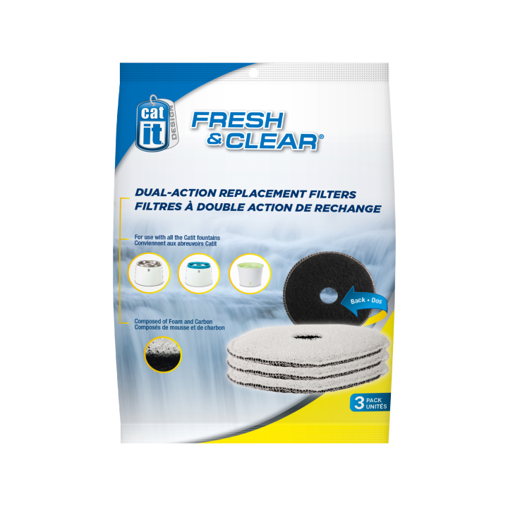 Catit Filter Fresh & Clear Drinking Fountain Filter - 3 Stück