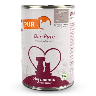Herrmann's | Bio Pute Reinfleisch | Kreativ-Mix | 30 x 400 g