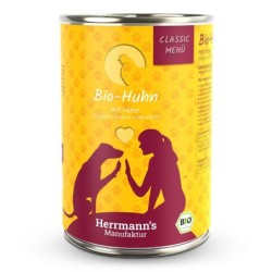 Herrmann's | Bio-Huhn mit Hirse | Classic | 30 x 400 g