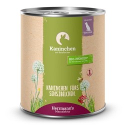 Herrmann's | Kaninchen mit Reisflocken | Selection Sensible | 30 x 800 g