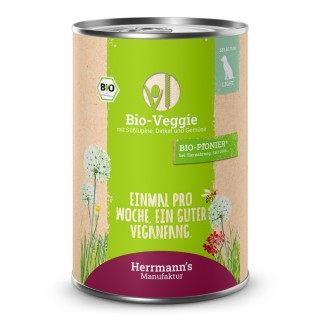 Herrmann's | Bio Weiße Süßlupine & Dinkel | Selection Veggie | 30 x 400 g