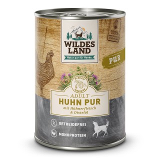 Wildes Land | Huhn mit Distelöl | PUR Adult | 30 x 400 g