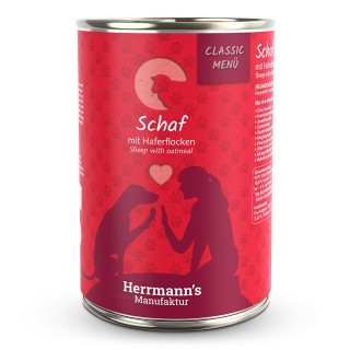 Herrmann's | Schaf mit Haferflocken | Classic | 30 x 400 g