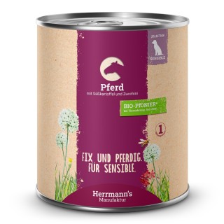 Herrmann's | Pferd mit Süßkartoffel & Zucchini | Selection Sensible | 30 x 800 g