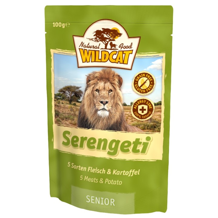 Wildcat | Serengeti Geflügel & Kartoffel | Senior | 35 x 100 g