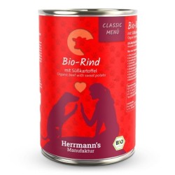 Herrmann's | Bio-Rind mit Süßkartoffeln | Classic | 30 x 400 g