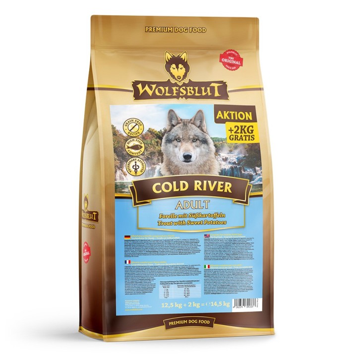 Wolfsblut | Cold River | Adult | 12,5 kg + 2 kg