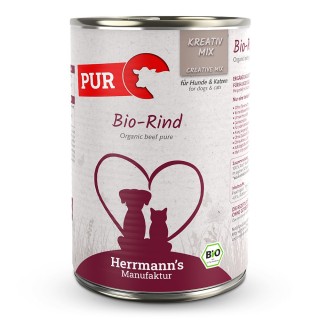 Herrmann's | Bio Rind Reinfleisch | Kreativ-Mix | 30 x 400 g