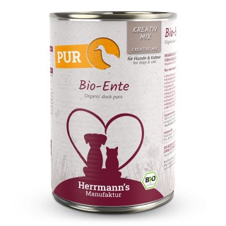 Herrmann's | Bio Ente Reinfleisch | Kreativ-Mix | 30 x 400 g