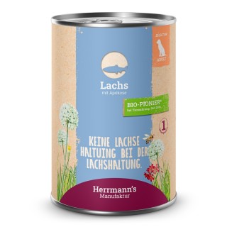 Herrmann's | Lachs mit Aprikose | Selection Adult | 30 x 400 g
