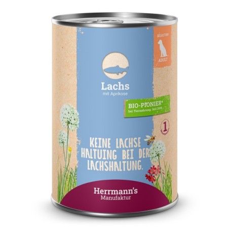 Herrmann's | Lachs mit Aprikose | Selection Adult | 30 x 400 g