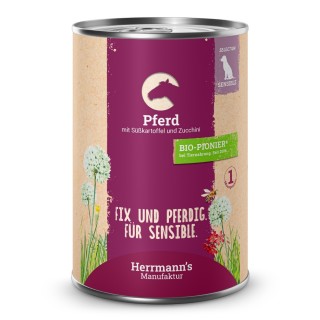 Herrmann's | Pferd mit Süßkartoffel & Zucchini | Selection Sensible | 30 x 400 g