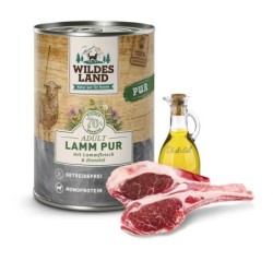 Wildes Land | Lamm mit Distelöl | PUR Adult | 30 x 400 g