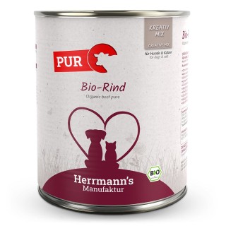 Herrmann's | Bio Rind Reinfleisch | Kreativ-Mix | 30 x 800 g