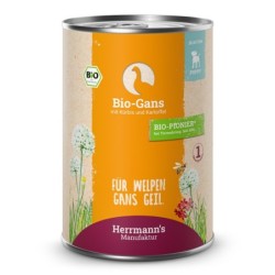 Herrmann's | Bio Gans mit Kürbis & Kartoffel | Selection Puppy | 24 x 400 g