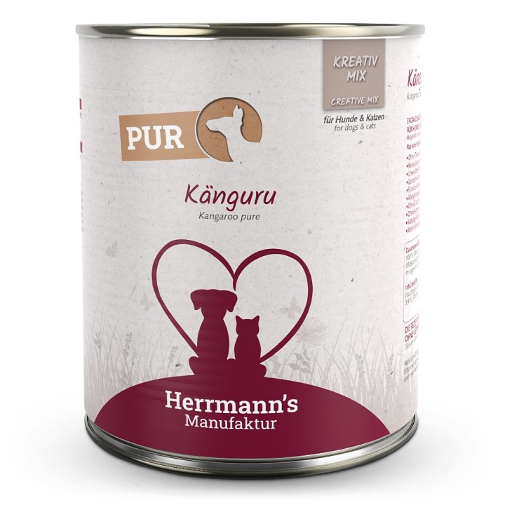 Herrmann's | Känguru Reinfleisch | Kreativ-Mix | 30 x 800 g