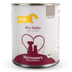 Herrmann's | Bio Huhn Reinfleisch | Kreativ-Mix | 30 x 800 g